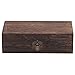 tianxiangjjeu Aufbewahrungsbox, Schmuckkästchen, dekoratives Retro-Holz, einfarbiges Schmuckkästchen für Tisch, Schmuckhalter
