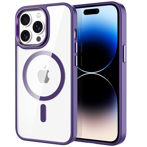 Image of CACOE Magnetic Case for iPhone 14 Pro Max 6.7 inch, Dark Purple