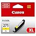 Canon CLI-271 XL Yellow Ink, Compatible to MG7720,MG6820,MG6821,MG6822,MG5720,MG5722,MG5721
