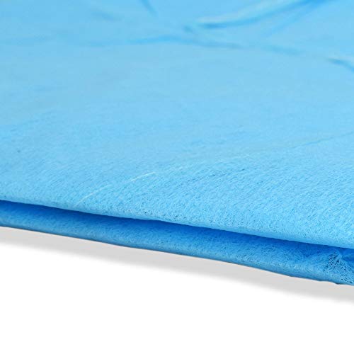 Disposable Isolation Gown Size: Universal Qty: 50 per Case PPE (Lightweight Blue) - Image 2