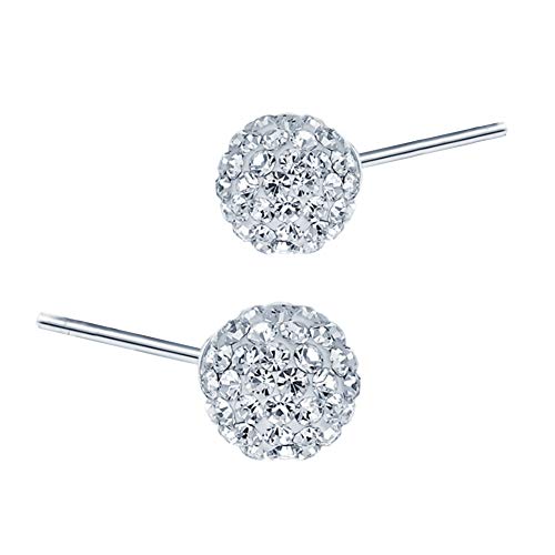 YOLOO���f�B�[�X �p���F�{�[�� �s�A�X �N���X�^���{�[���s�A�X �����A�����M�[�Ή� �W���R�j�A �V���o�[ 925���␻���j 6�o 8�o 10�o 3�T�C�Y ��X�^�b�h�s�A�XYL-55 (8)