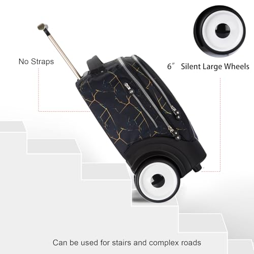 UNIKER Rolling Laptop Bag for Laptop,Wheeled Backpack for Adult,Wheeled Suitcase,Softside Trolley Bag with Laptop Compartment3