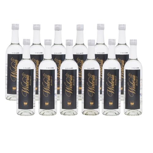 Image of WISTERIA Waters Premium Glass Bottled Mineral Water 750ml, pH-Balanced, Water 0% Alcohol Chemical-Free, Natural Spring Taste, Mineral-Infused Hydration, Glass Bottle - Pack of 12