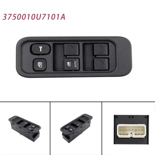 Interrupteur de commande bouton lève-vitre électrique JAC J5 avant gauche - 6