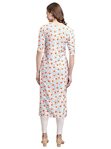 Image of Pinkmint Women's Crepe Digital Print Straight Kurta [Pack of 6] (CKE-329-353-330-333-341-343)