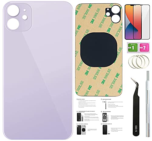 Réparer une vitre arrière cassée d'iPhone 11 violet simplement