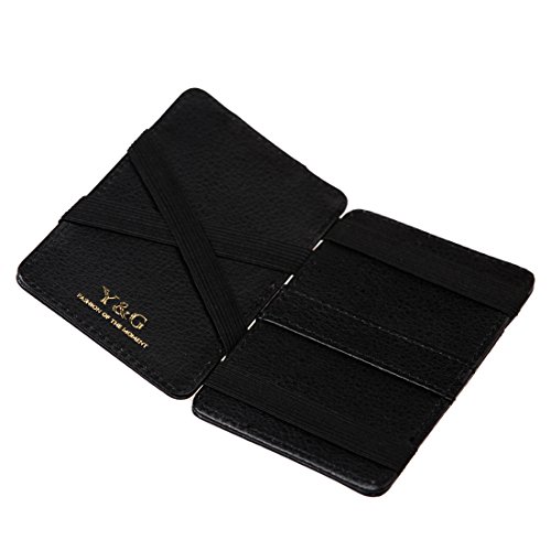 Y&G Ycm010107 Black Magic Wallet Review Black Men's Card Cases #TOP17