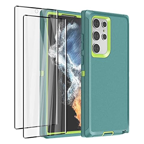 AICase for Galaxy S22 Ultra Case with Screen Protector,Heavy Duty Drop Protection Full Body Rugged Shockproof/Dust Proof Military Protective Tough Durable Phone Cover for Samsung S22 Ultra 6.8 Cover
