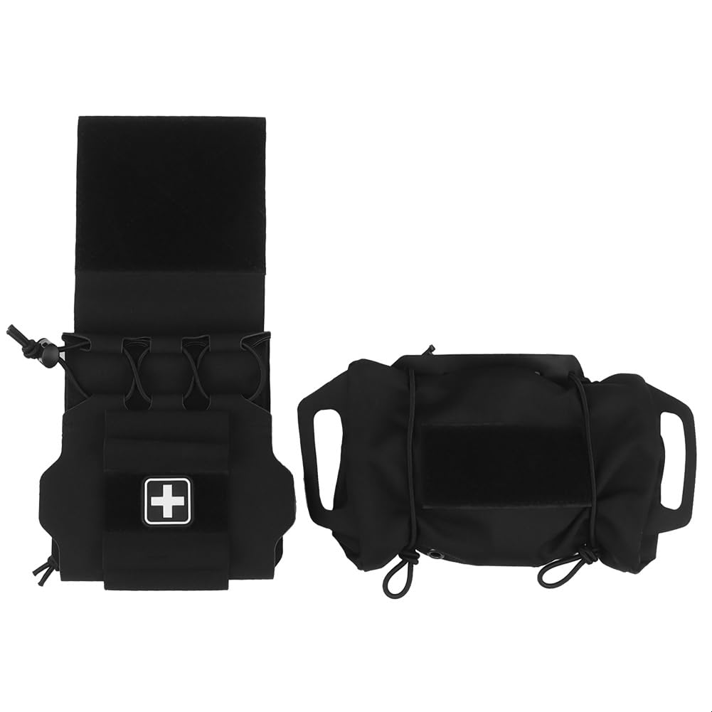 Paquete de botiquín de primeros auxilios de despliegue rápido/rápido, bolsa militar táctica, botiquín médico de despliegue rápido táctico para viajes en coche militar táctico, sende