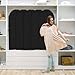Garment Bags for Hanging Clothes, Breathable Garment Covers Grey PEVA Lightweight Garment Bag Zipper Suit Bags for Travel with Clear Window, Clothes Cover Dress Bags for Gowns Dust Cover (24'' X 39'')