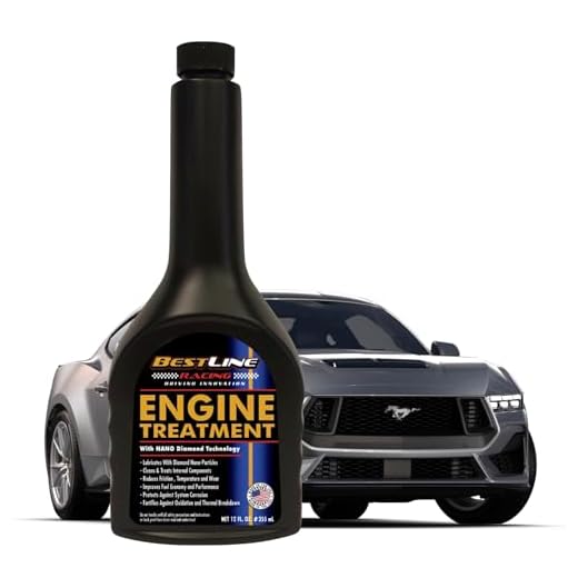 BestLine Racing Super Concentrate - Diamond Nano-Lubricant Engine Oil Additive Reduces Wear, Noise, Vibration - Boosts Fuel Economy & Horsepower. Made in the USA, One Bottle Treats 5-quarts of oil.