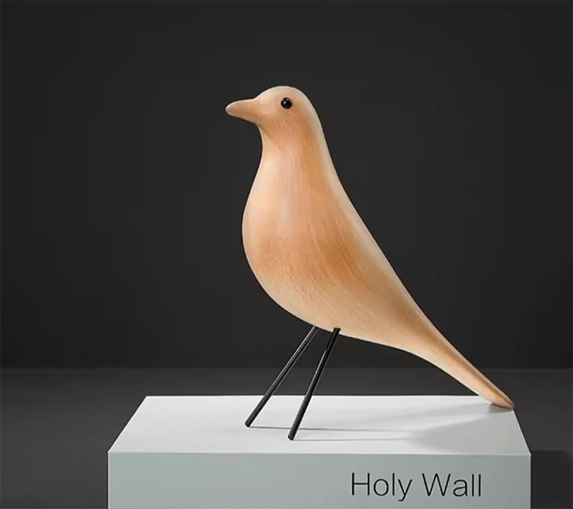 Amazon.co.jp: (hej!e) 鳥 オブジェ ハウスバード ハト 木製 置物 リ 