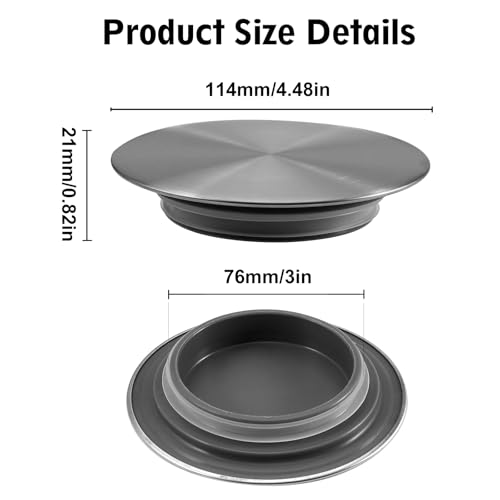 Tapa de desagüe de acero inoxidable 304 tipo plano 2 pcs miniatura 4