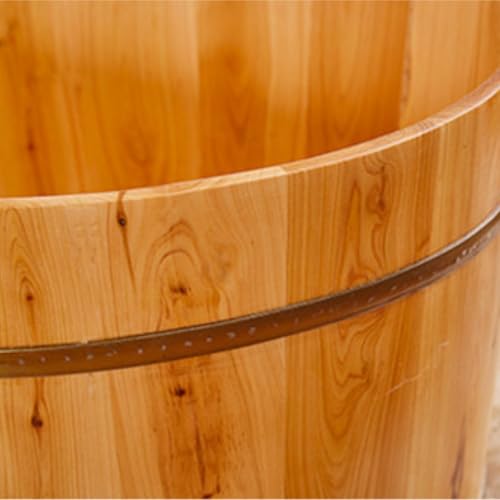 Tina de madera para spa de pies y remojo miniatura 3