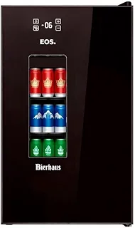Cervejeira EOS Bierhaus 76 Litros Frost Free com Compressor Black Glass ECE90 110V