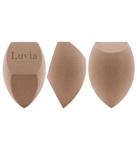 Makeup Sponge Set in Diamond Shape - Luvia Cosmetics - Makeup Blender Elegance Coffee, 1 count (Pack of 2) - Image 3