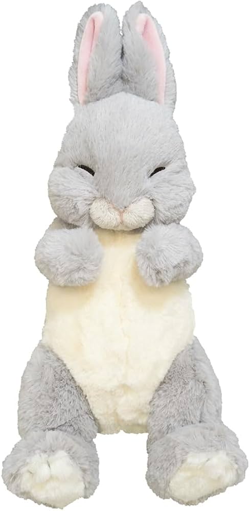 Amazon.co.jp: サンレモン ひざうさぎ すやすや GY 17×14×36cm