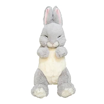 Amazon.co.jp: サンレモン ひざうさぎ すやすや GY 17×14×36cm