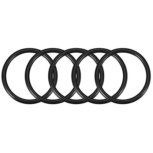 Ofowin 5個入り Oリング ニトリルゴム 42mm x 50mm x 4mm ブラック オーリング 42mmの内径 50mmの外径 4mm幅 円形 シール ガスケッ ト耐熱 耐油 防水 耐摩耗性 車 エアコン 各種機器のガスケットに 機械修理 完全密