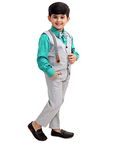 Image of FOURFOLDS Boy's 3-Piece Suit