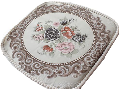 座布団 シートクッション 馬蹄形 椅子用 ダイニングチェア用 クッション ダイニングチェアカバー 低反発 おしゃれな座布団 椅子クッション 体圧分散 洗えるカバー 座り心地いい リビング オフィス用 (ハード生地:45*43CM) (2,ハード生地:45*