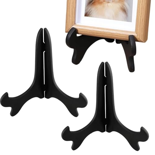 Soporte para platos estable contra caidas de marcos y artesanias pack de 3 2