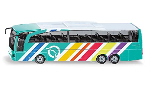 siku 3738001, Bus Mercedes-Benz Travego RATP France, 1:50, Métal/Plastique, multicouleur, Portes et rabat ouvrables
