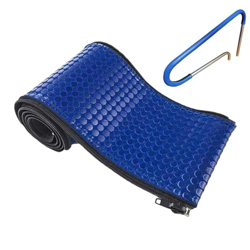 Cubierta para mango de piscina, mango de barra de piscina, cubierta para manillar de piscina, funda para manillar de piscina, diseño Cool Touch, funda para pasamanos de piscina con cremallera para