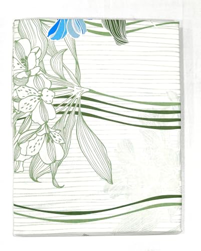 Image of Bombay Dyeing Epigram Printed Single Bed 100% Cotton Bedsheet Collection - (224X150) (D. Blue)
