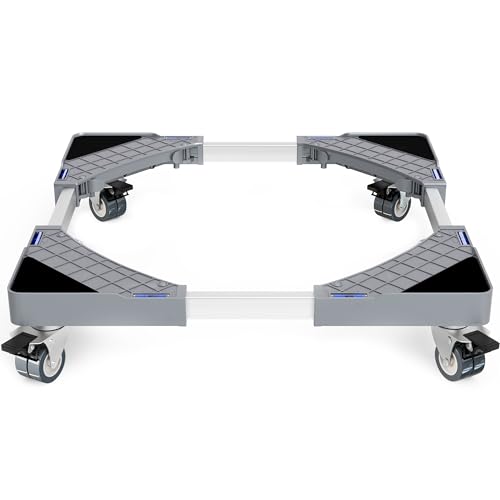 CasaCulina Appliance Dolly Cart, Mini Fridge Stand Furniture Dolly with 4 Twin Locking Wheels,...