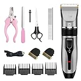 Solid Professional Dog Hair Clipper Animals Pet Hair Trimmer Machine Cutter Shaver Electric Cat Haircut Grooming Clipper