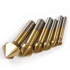 Gysabvc GYSABVC 6 sztuk Wiertła Stożkowe