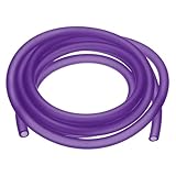 YELARXI Fuel Line Hose Tube, Petrol Fuel Gas Line Pipe Hose Tubing, 1/4" ID 6.6 ft Fit for Small Engine String Trimmer Chainsaw Blower Lawn Mower and Other Power Tools (Purple)