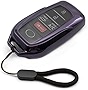MECHCOS Compatible with 2022 2021 2020 Toyota Land Cruiser Sienna Venza RAV4 Prime Mirai Purple Black TPU Key Fob Cover Case Remote Holder Skin Protector Keyless Entry Sleeve Accessories