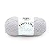Lion Brand Yarn 215-149 Feels Like Butta Yarn, Pale Grey