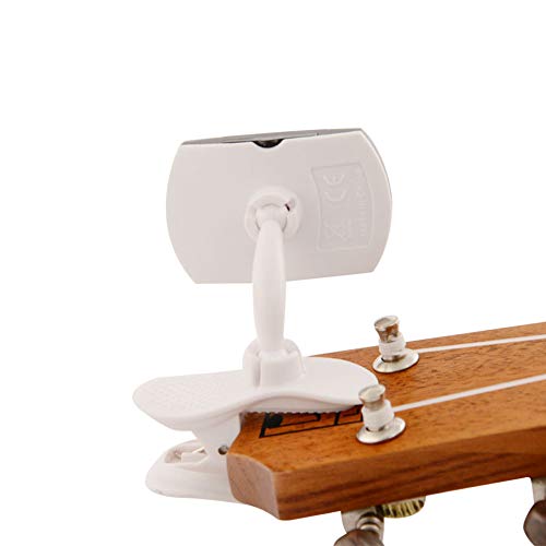 lifcasual Afinador de guitarra com clip cromático para guitarra baixo violino ukulele latão instrume