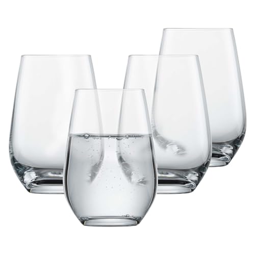 SCHOTT ZWIESEL Universalbecher Forté (4er-Set), vielseitig einsetzbare Trinkgläser, spülmaschinenfeste Tritan-Kristallgläser, Made in Germany (Art.-Nr. 123931)
