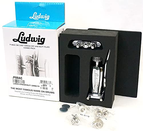 Abrazadera para batería Ludwig (P88AC), color plateado miniatura 4