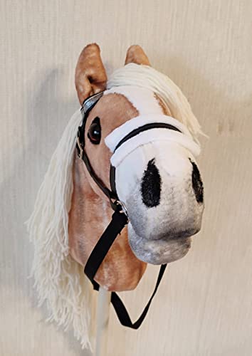 Hobby horse realistic A3 - Haflinger hobbyhorse - Cute toy horse on stick - Image 4