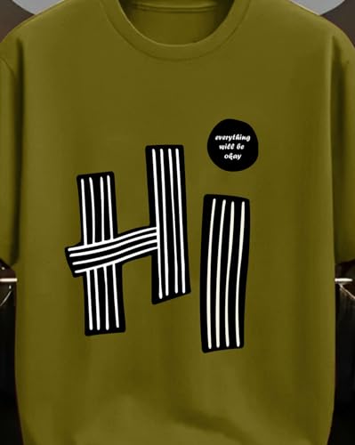 Image of AUSK Oversized T-Shirts || Printed Loose Fit Half Sleeve Tshirt for Mens