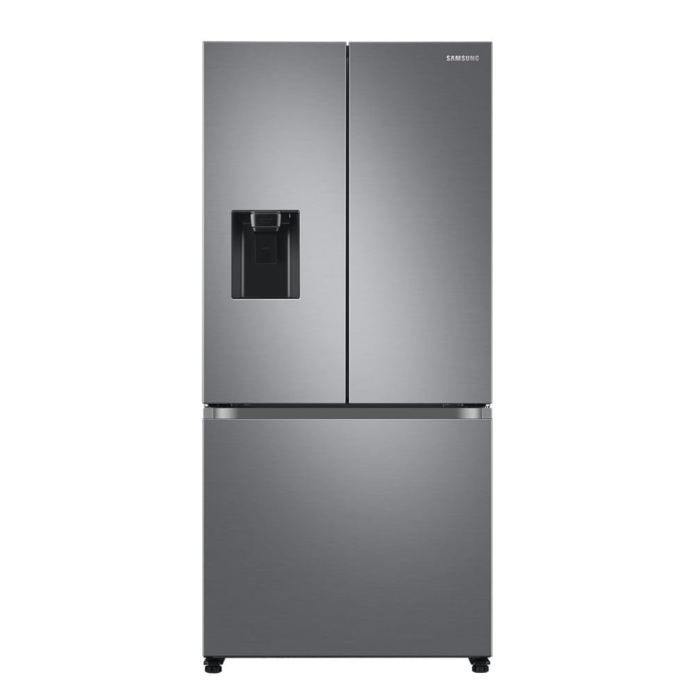 Geladeira Samsung RF49A Inverter Frost Free 3 Portas com Dispenser de Água 549L Inox Look 220V
