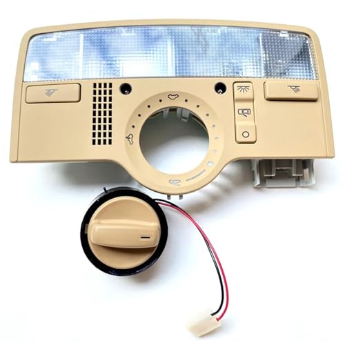 Car Reading Light Sunroof Switch for VW Passat B5 06-08 OEM 3BD 947 105 A/3B7 947 106,Car Interior Overhead Console Dome Light Reading Lamp Sunroof Switch Parts.,D-Front Dome light-01
