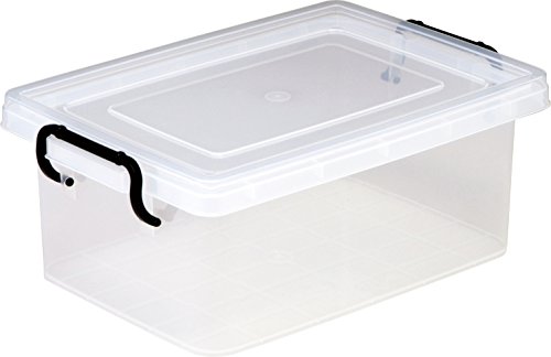 和泉化成 収納ケース 日本製 セーフティBOX3型クリア (幅26×奥38.5×高15cm)3657のサムネイル