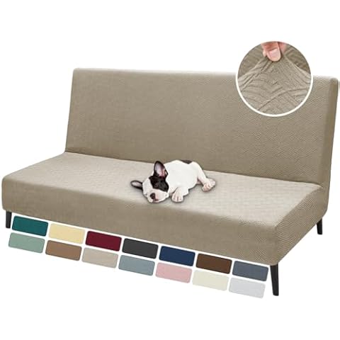 ZNSAYOTX Armless Futon Cover Cover