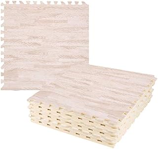 Amon Tech Interlocking Floor Tiles 23.6 X 23.6 Inch Puzzle Exercise Mat