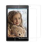 CCMAO All-New HD 8 Screen Protector (8th & 7th Generation, 2018/2017 Release)Bubble Free Crystal Clear Explosion-Proof Tempered Glass For All-New HD 8 (2 pack)