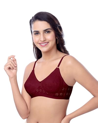 Image of Brida Italia Women's Cotton Minimizer Saree Bra | Full Coverage | Non-Padded, Wire-Free | Comfortable Daily & Ethnic Wear
