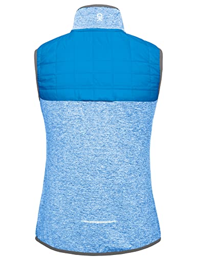 Little Donkey Andy Women's Lightweight Golf Vest Warm Outdoor Sleeveless Jacket For Hiking Travel Running Casual Vivid Blue L #TOP2
