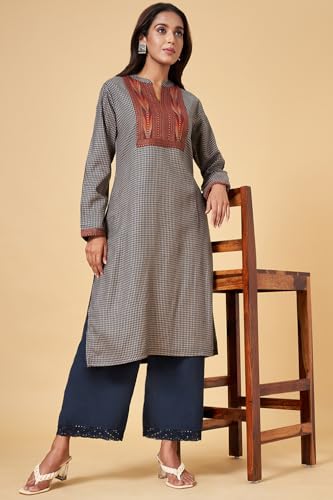 Image of Rangmanch by Pantaloons Women's Regular Fit High Rise Pants