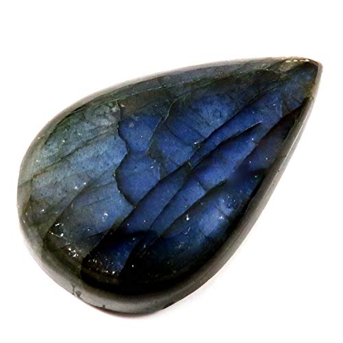 Labradorite cabochon poire bleue 43,6 ct, sublimez vos tenues avec un bijou fait main